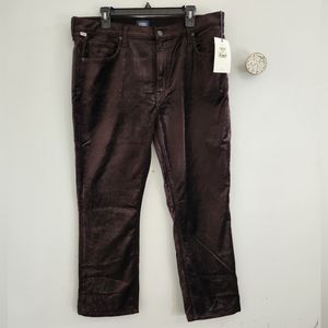NWT Jolene High Rise Vintage Slim Velvet in Pony by Citizens of Humanity